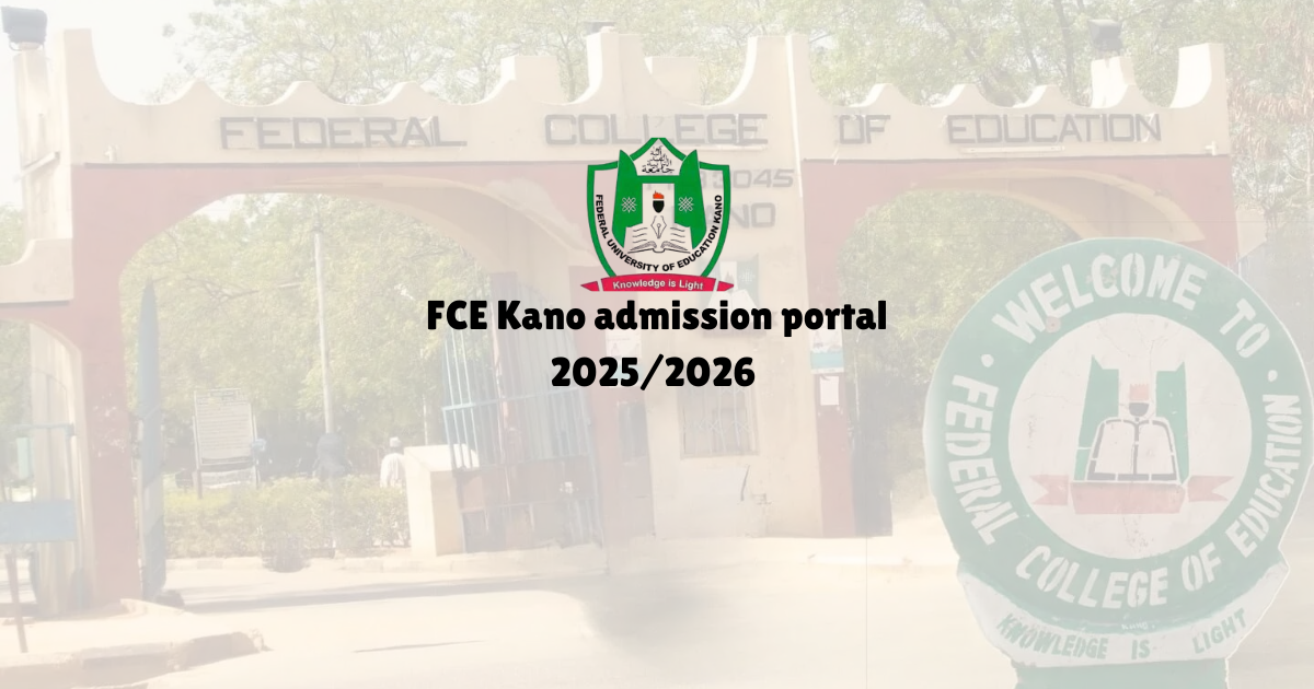 FCE Kano portal 2025/2026