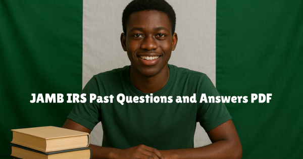 JAMB IRS Past Questions and Answers PDF