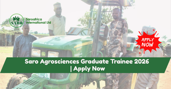 Saro Agrosciences Graduate Trainee 2026 | Apply Now