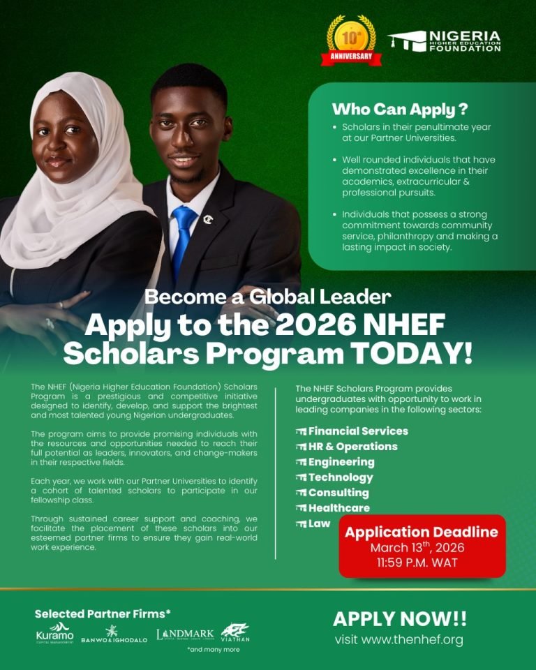 2026 NHEF Scholars Program Now Open – Apply Now 17 Scholars Program 768x960 1